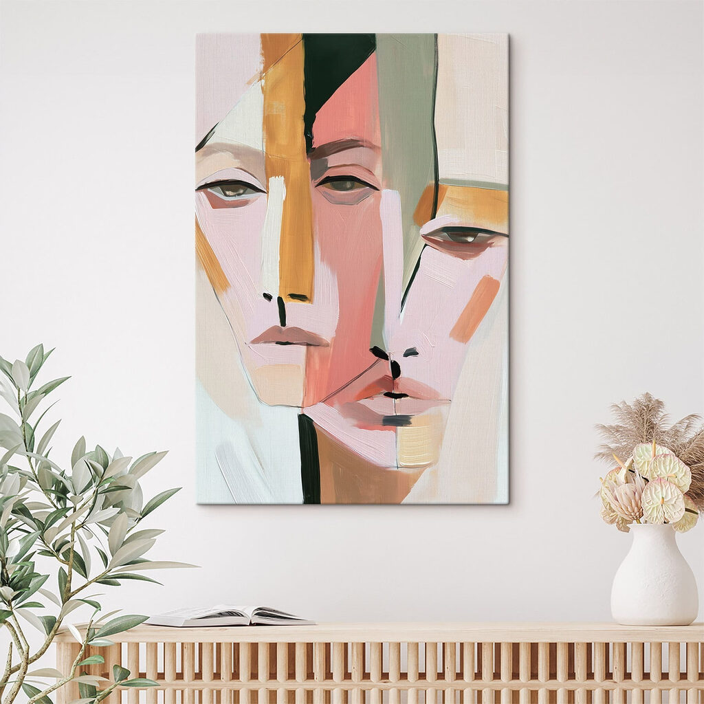 Frauengesichter in Pastell — Interieur 3