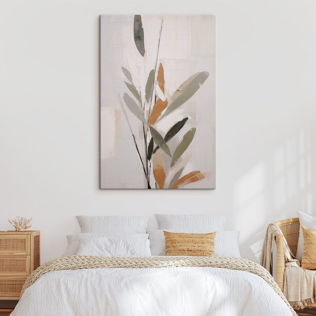 Blätter in rauen Strichen — Interieur 1