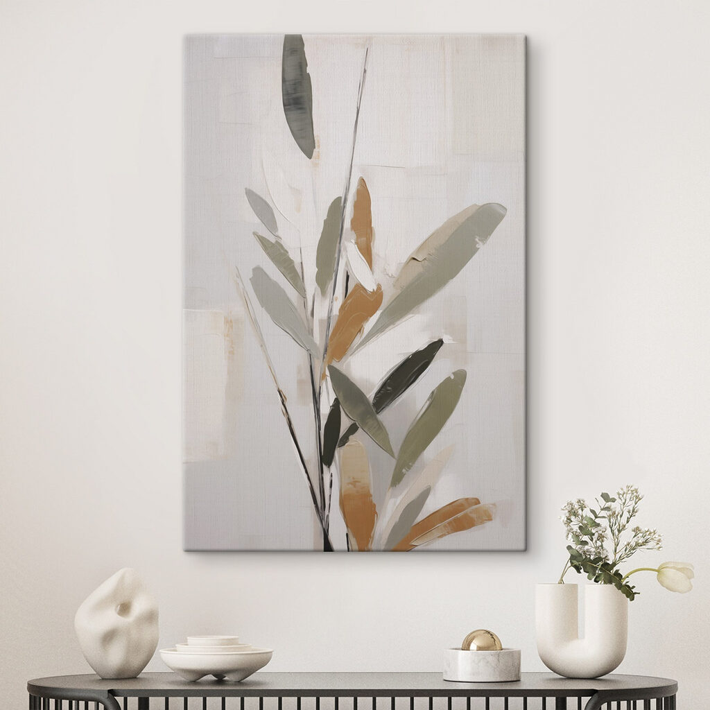 Blätter in rauen Strichen — Interieur 2