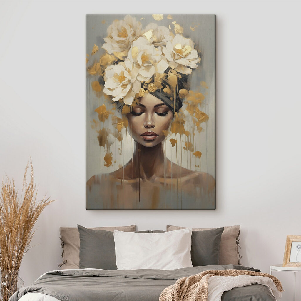Cremeweiße Blüten, geschlossene Augen — Interieur 2