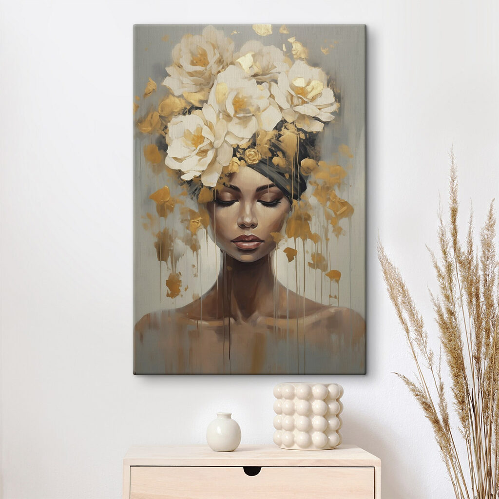 Cremeweiße Blüten, geschlossene Augen — Interieur 1