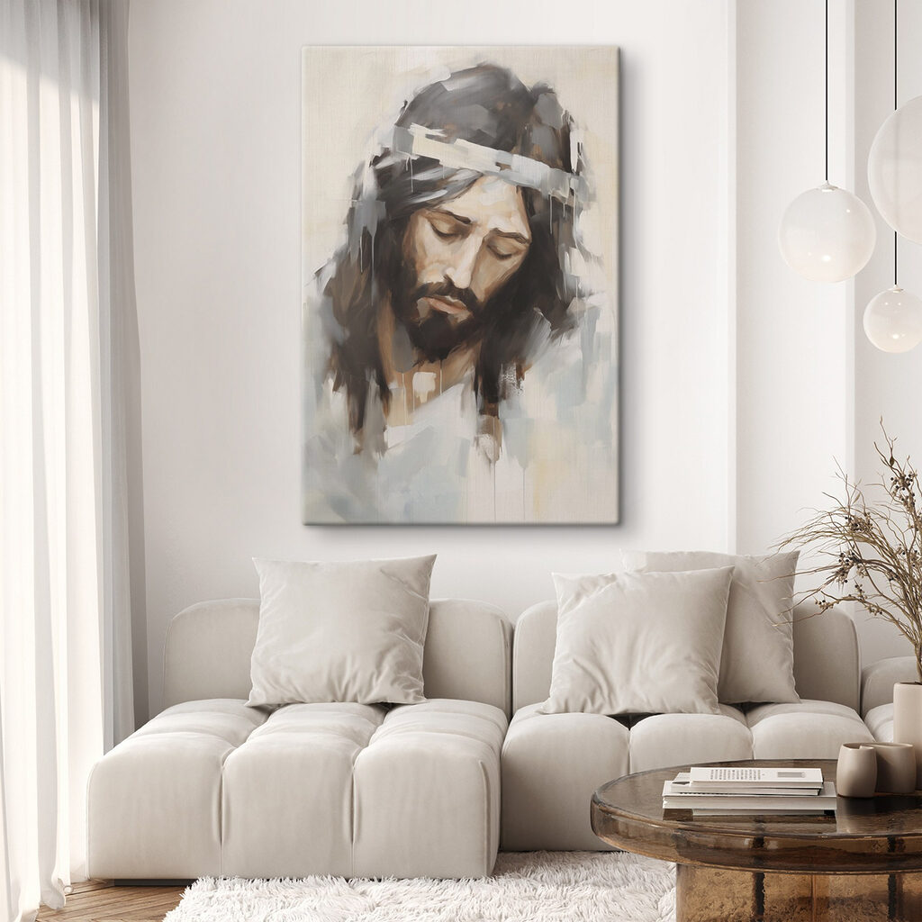 Jesus in verwitterten Farbtönen — Interieur 2