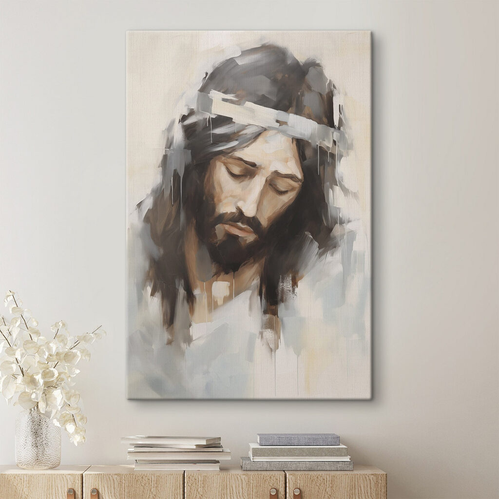 Jesus in verwitterten Farbtönen — Interieur 1