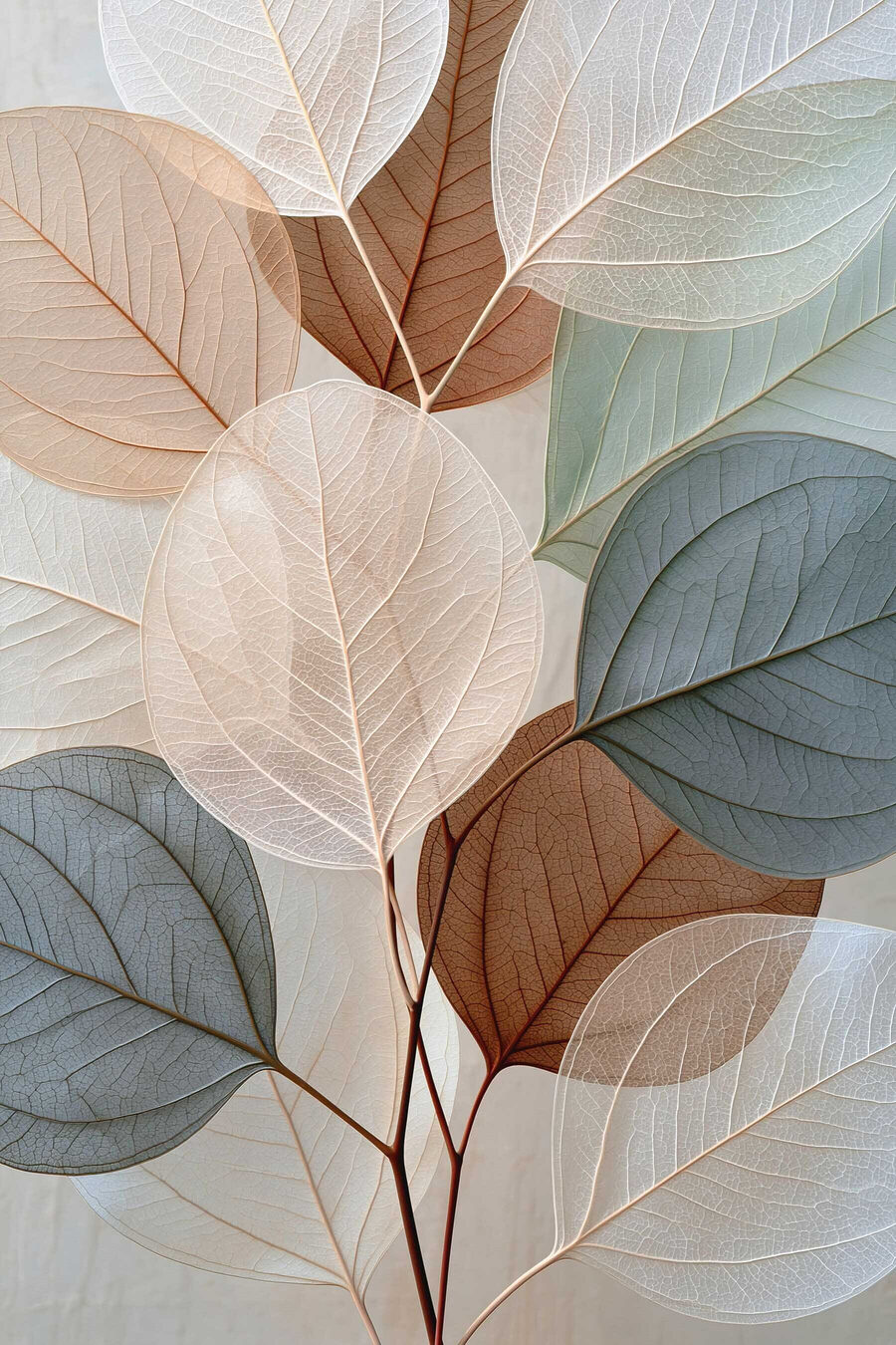 Licht durch die Blätter — ganzes Design