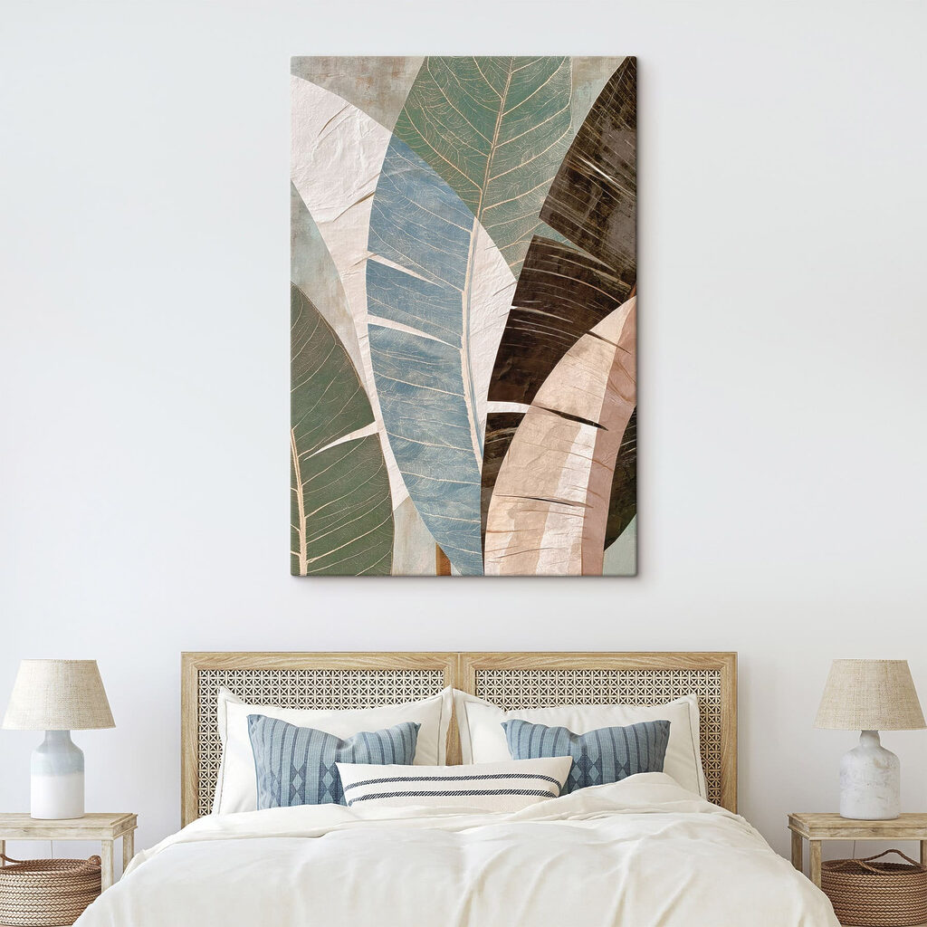 Helle Adern auf Dunkelgrün — Interieur 2