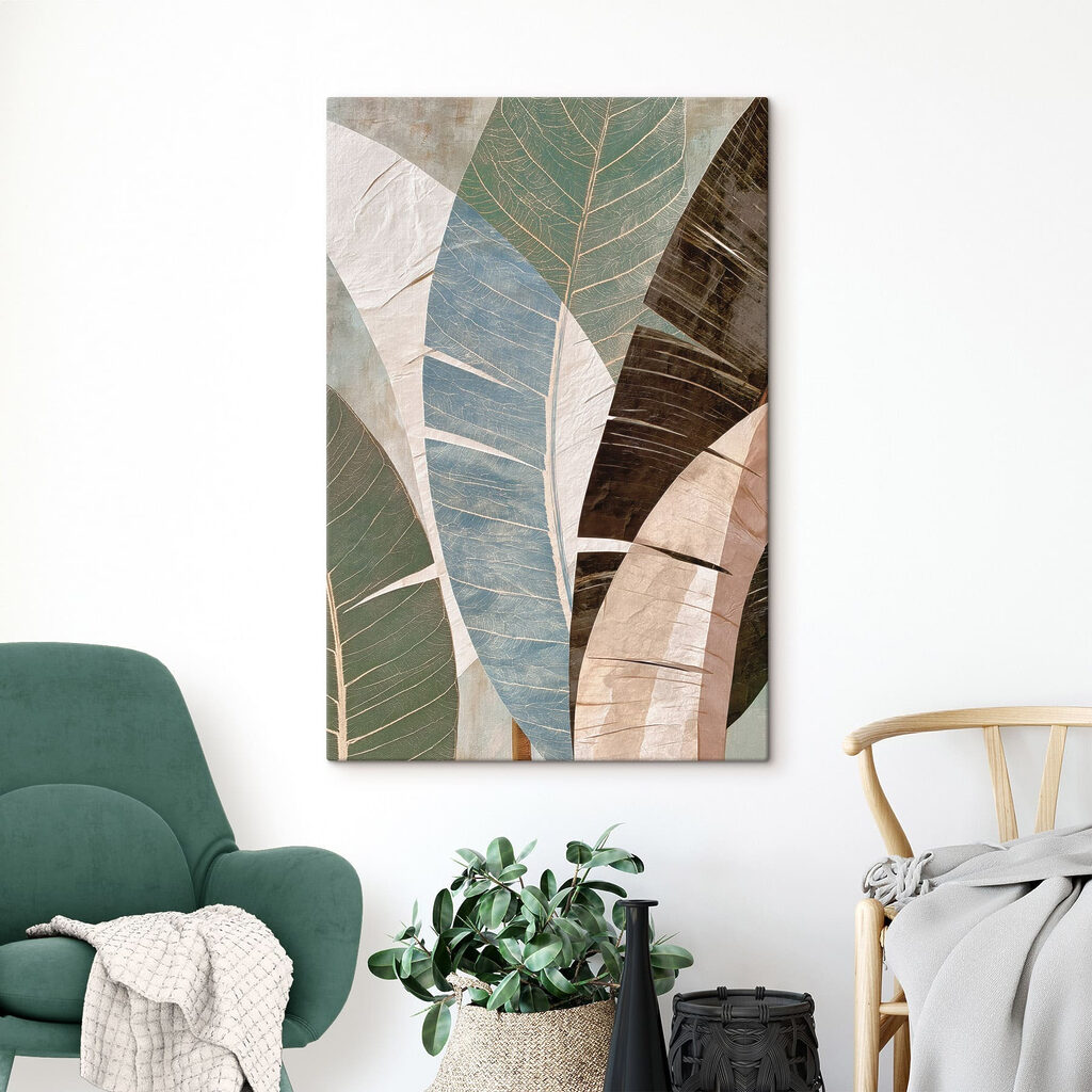 Helle Adern auf Dunkelgrün — Interieur 3