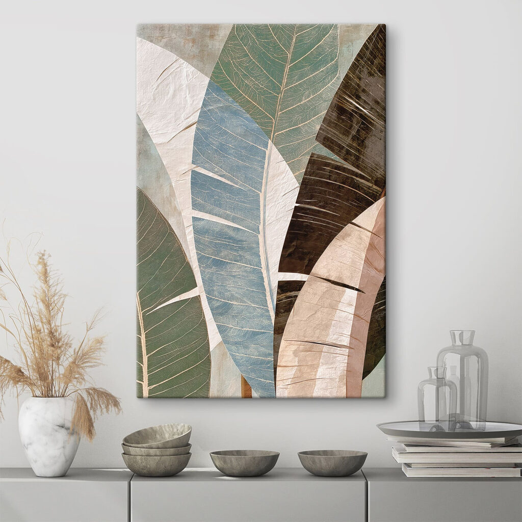 Helle Adern auf Dunkelgrün — Interieur 1