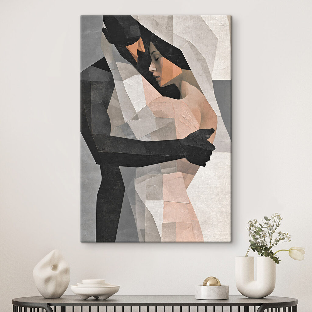 Umschlungenes Paar in Facetten — Interieur 3