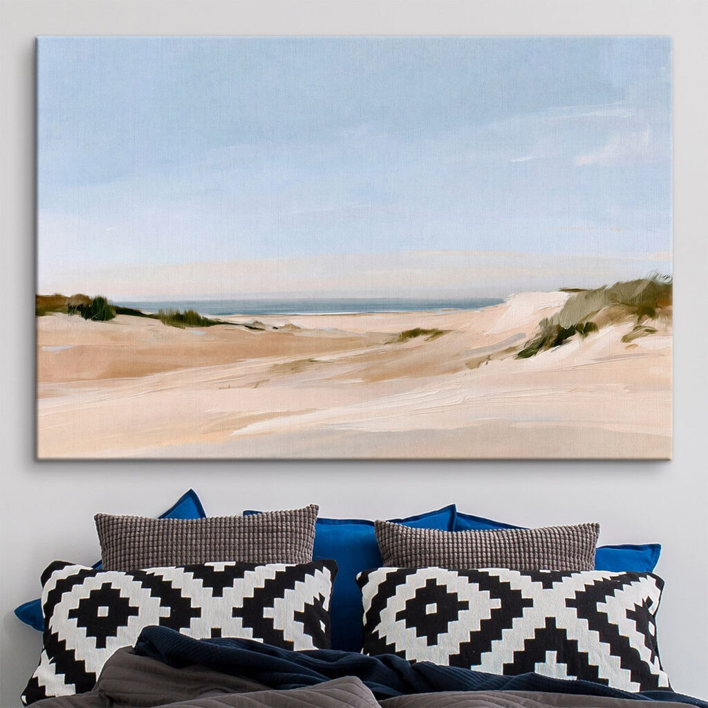 Flache Dünen unter Sommerblau — Interieur 1
