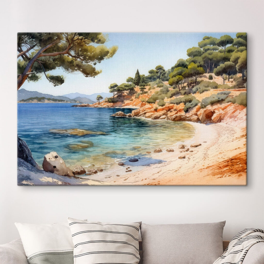 Stille Bucht in einem Interieur