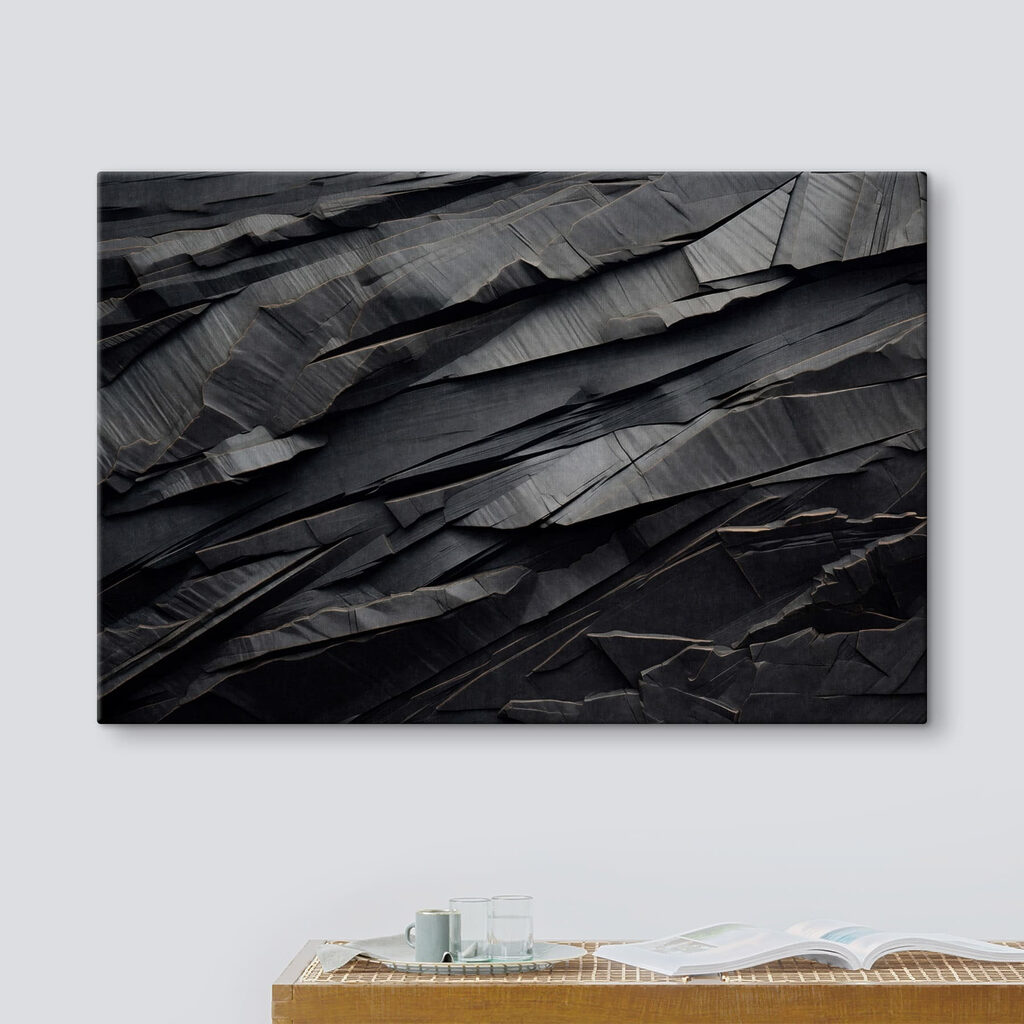 Dunkle Schichten in Reliefoptik — Interieur 3