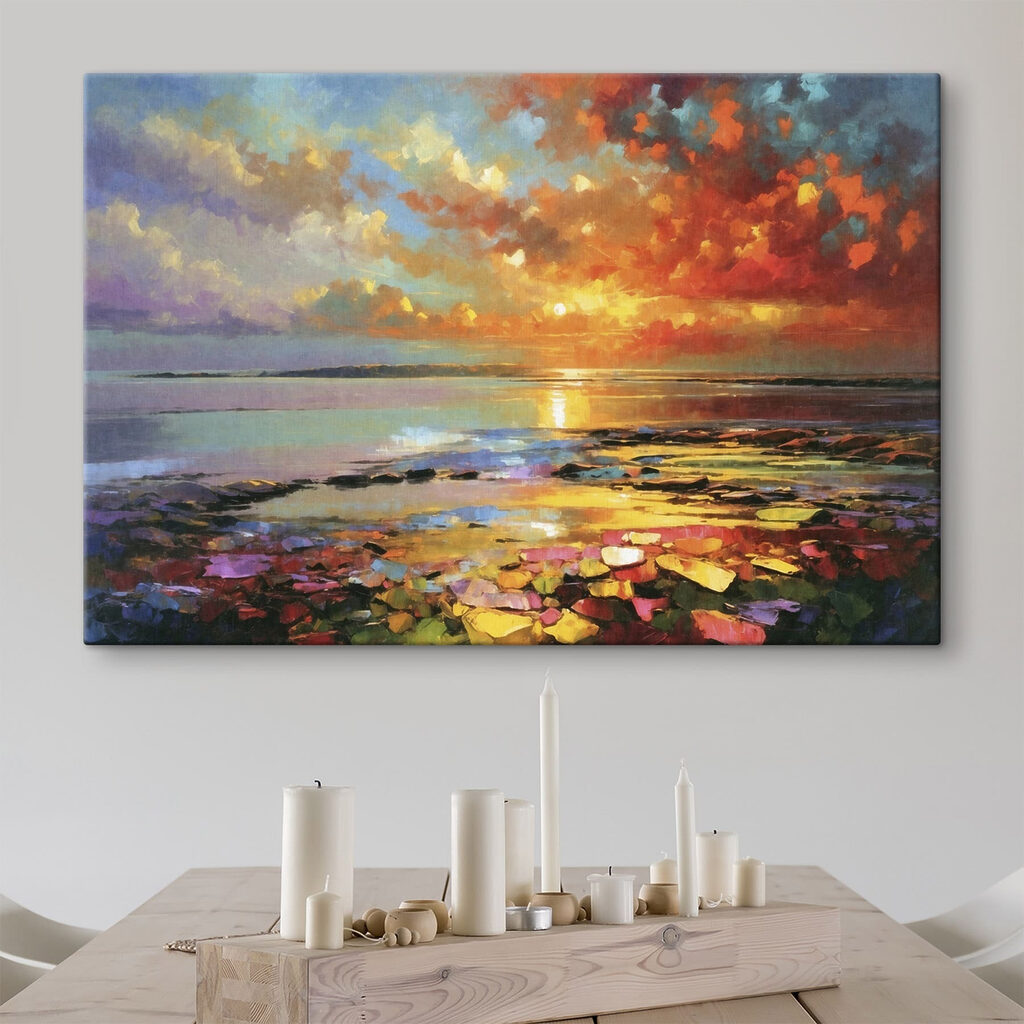 Abendsonne über Seerosen — Interieur 3
