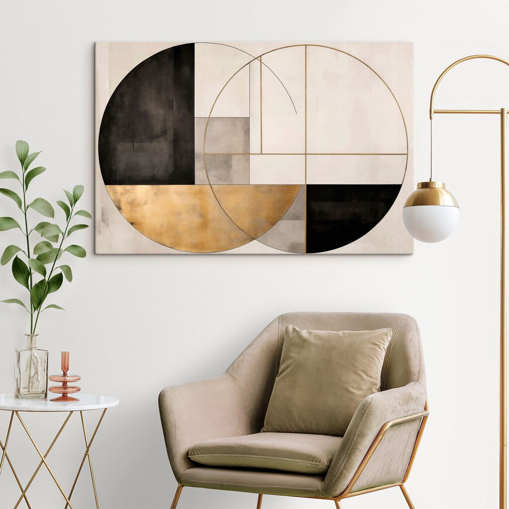 Kreis mit dunklen Feldern — Interieur 1