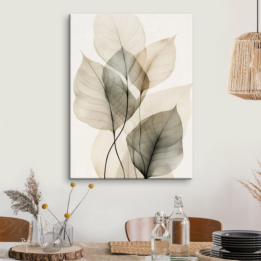 Durchscheinende Blätter mit Adern — Interieur 2