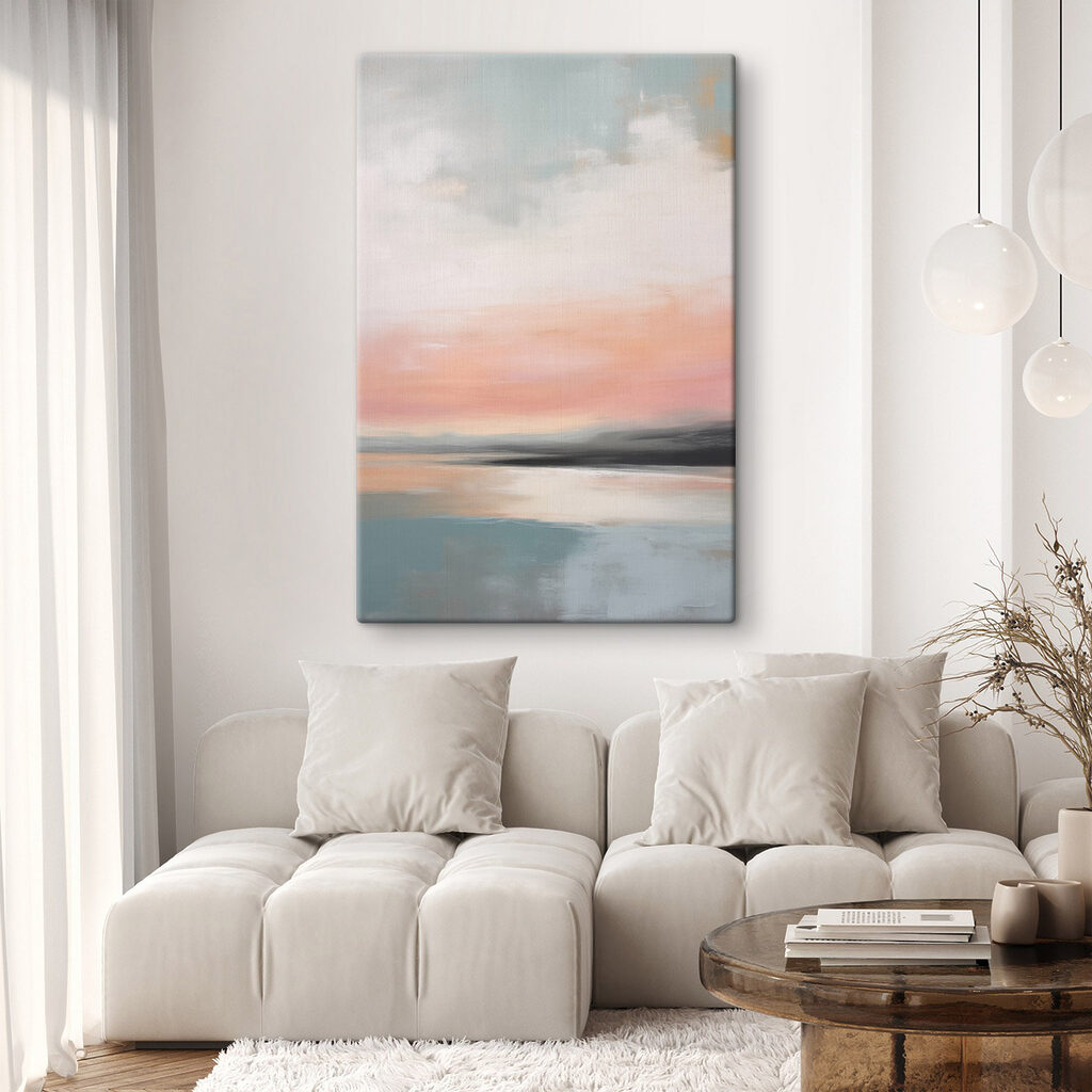 Rosa Schimmer über Wasser — Interieur 2