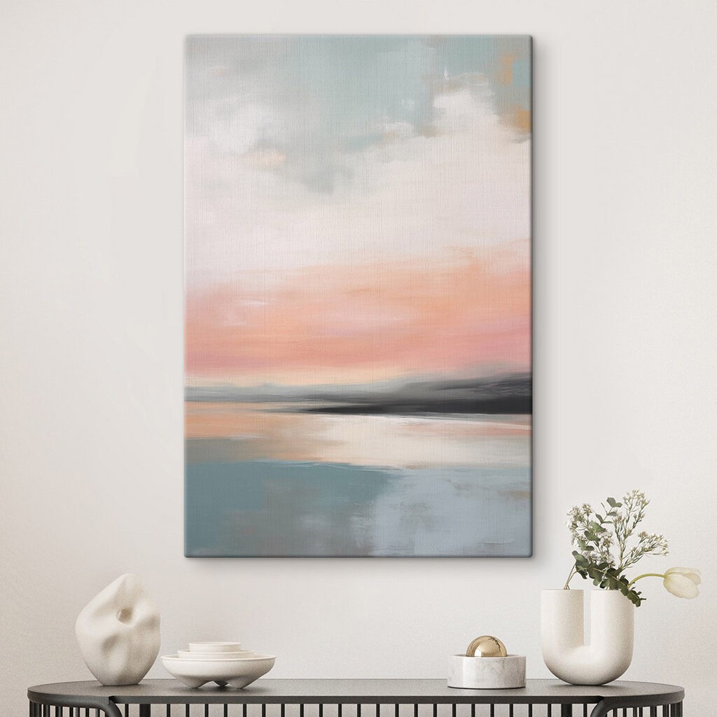 Rosa Schimmer über Wasser — Interieur 1