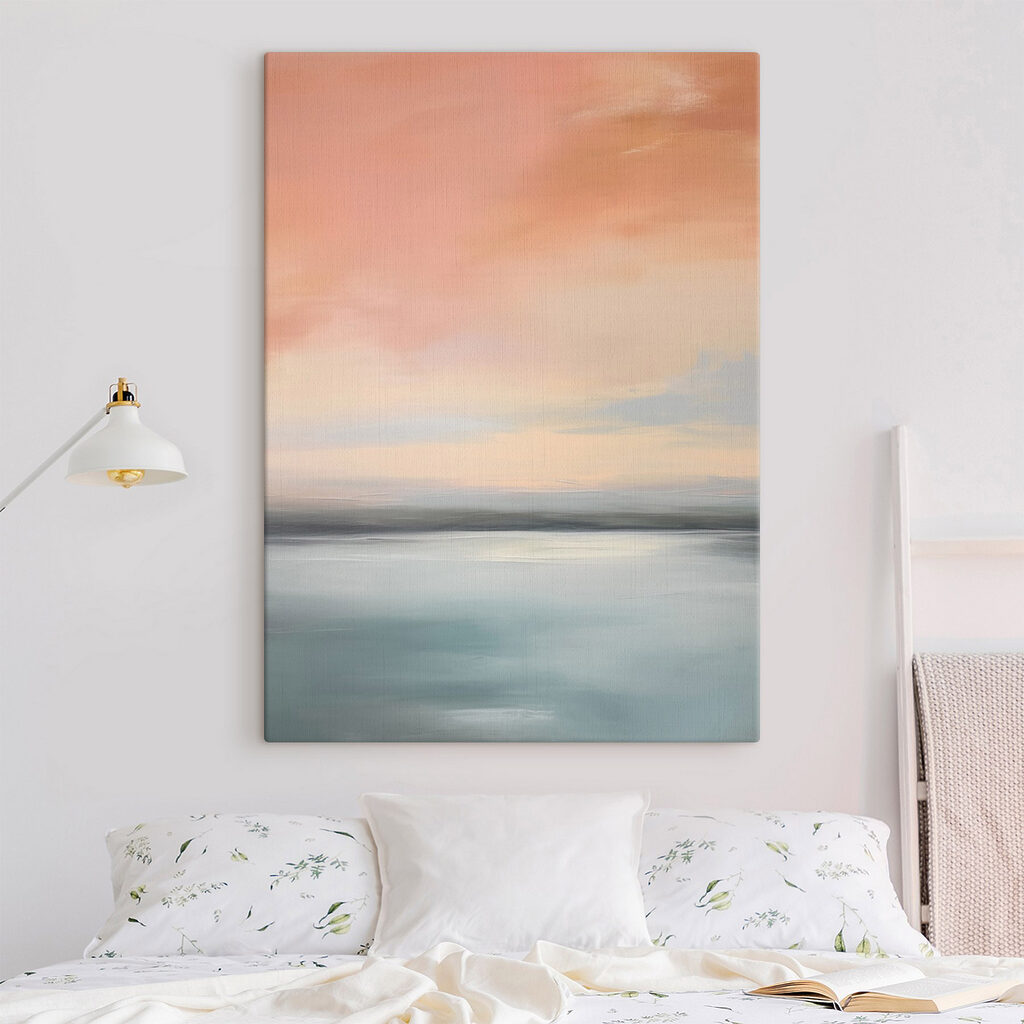 Korallfarbener Himmel über Stille — Interieur 2