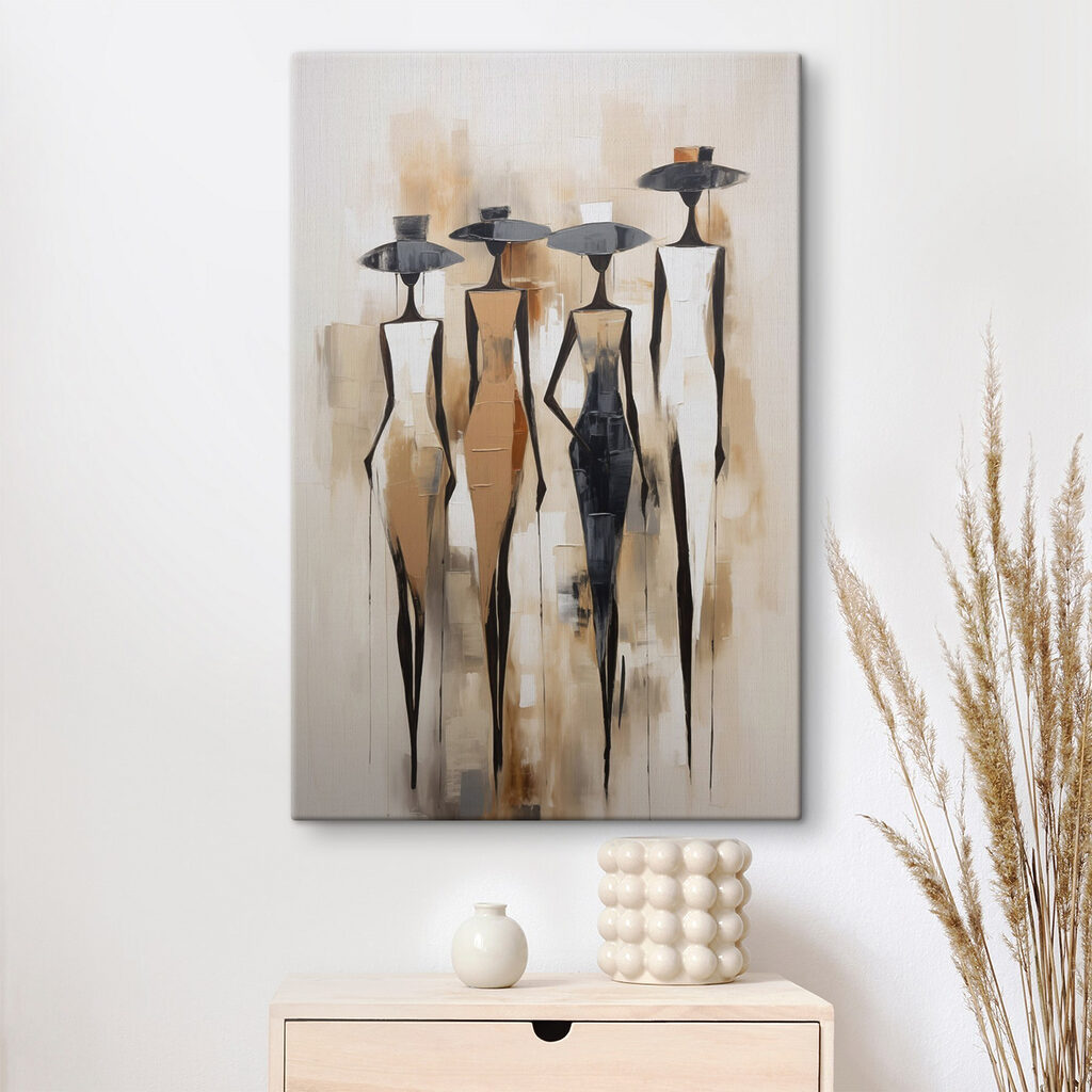 Hohe Hüte, schlanke Figuren — Interieur 1