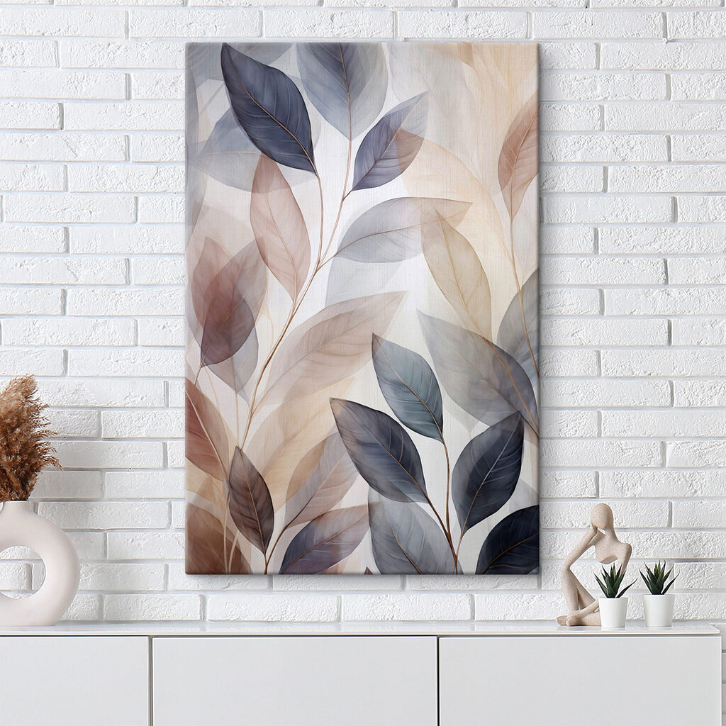 Transparente Blättchen an Zweigen — Interieur 1