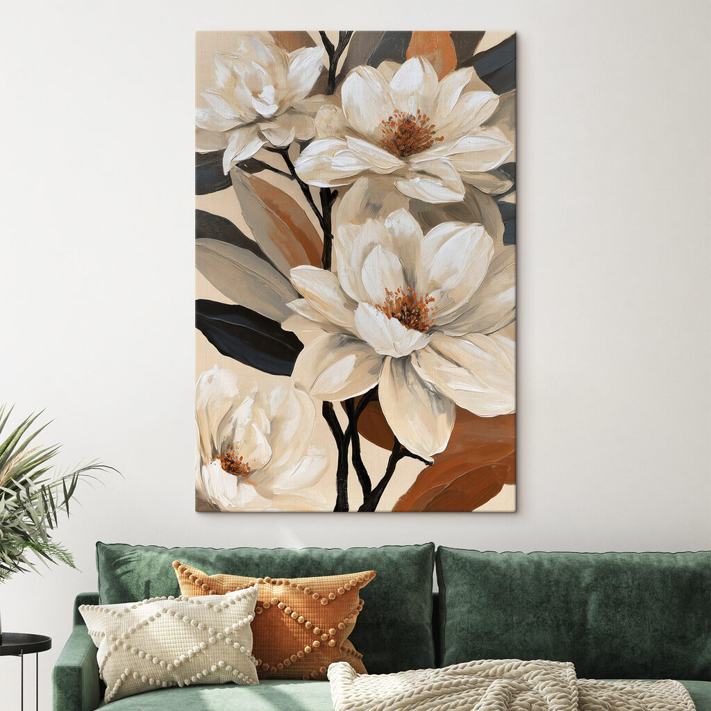 Weiße Blüten, dunkle Zweige — Interieur 2