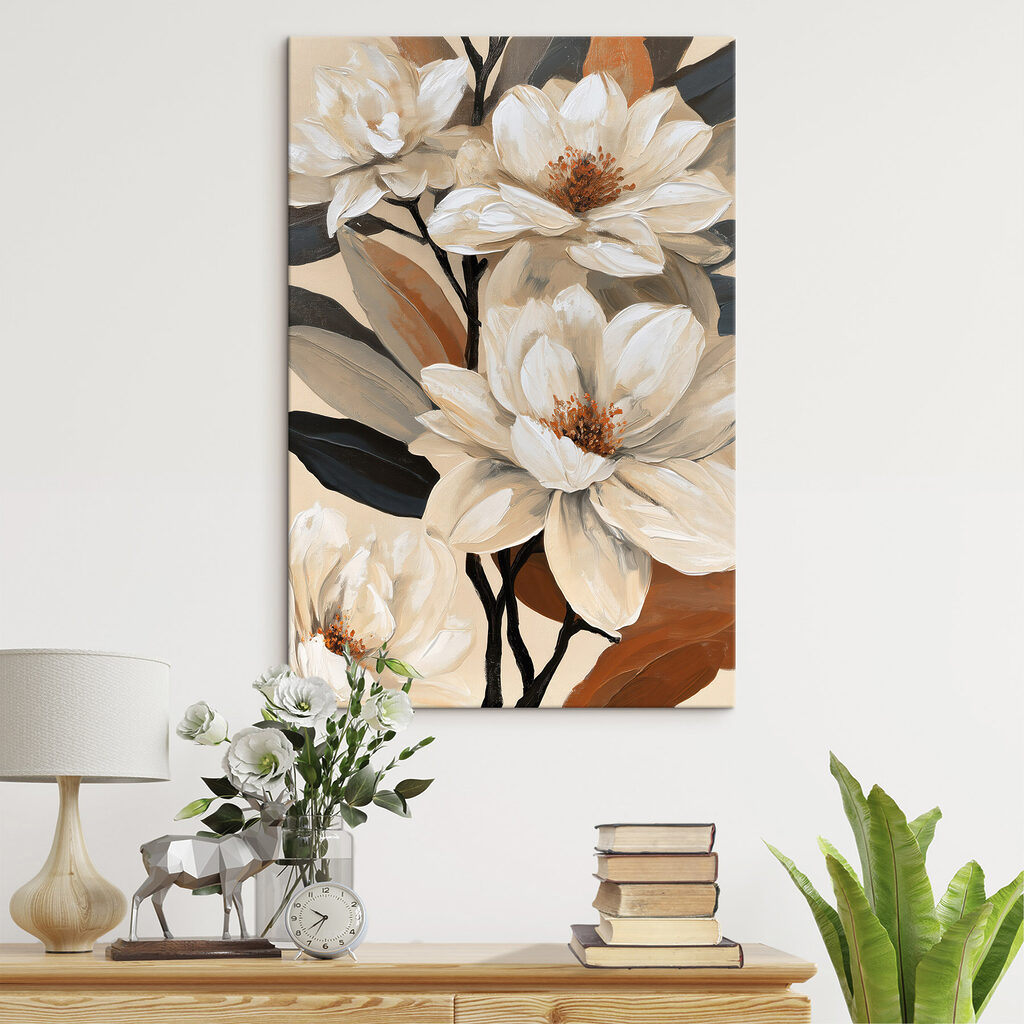 Weiße Blüten, dunkle Zweige — Interieur 1