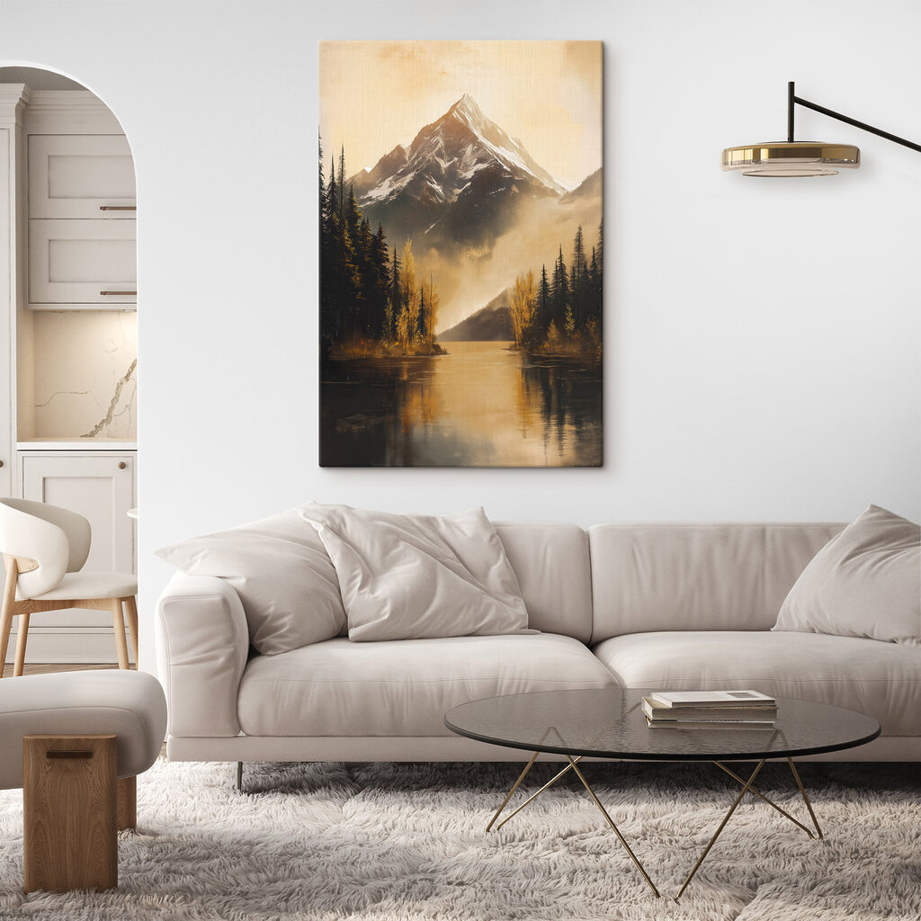 Berggipfel im goldenen Licht — Interieur 1