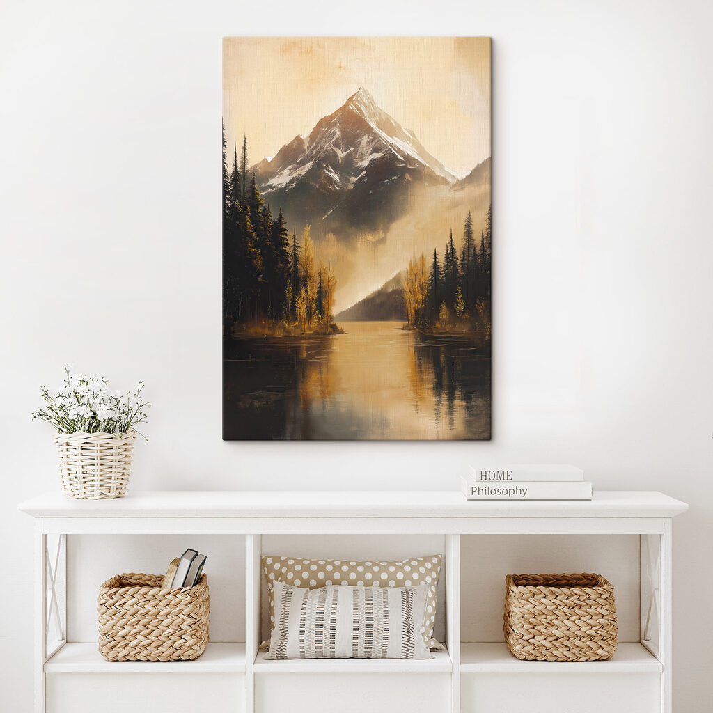 Berggipfel im goldenen Licht — Interieur 2