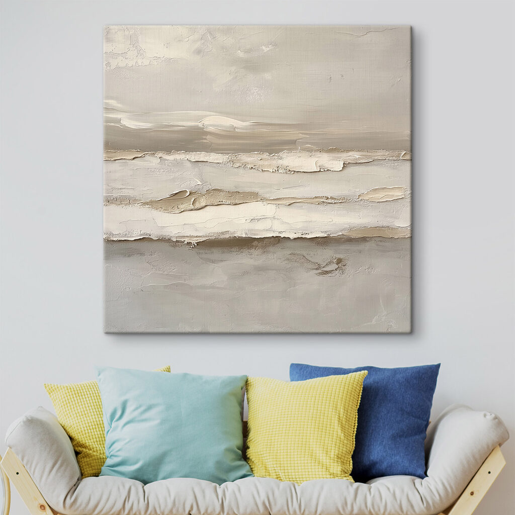Gemalte stille Wellen — Interieur 1