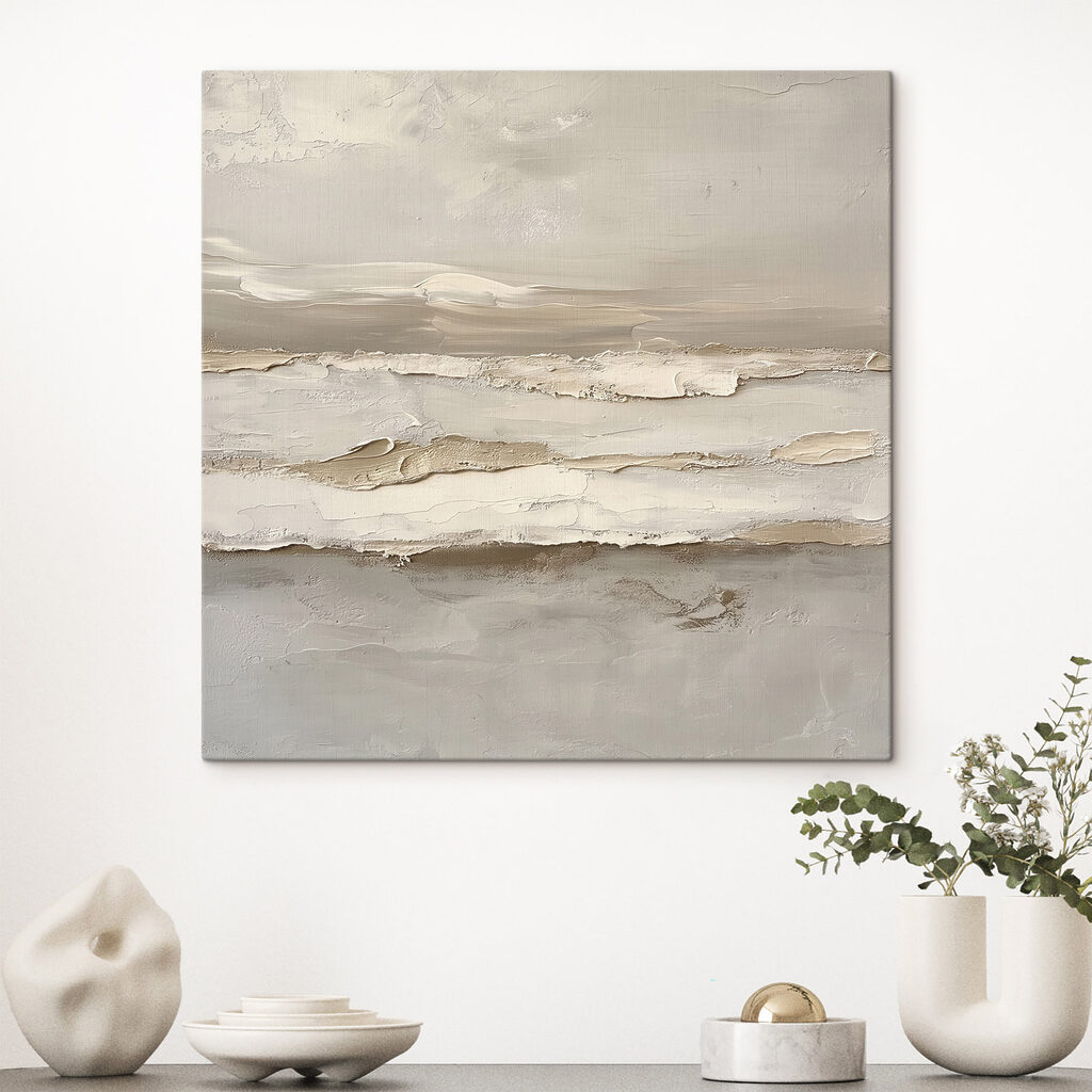 Gemalte stille Wellen — Interieur 2
