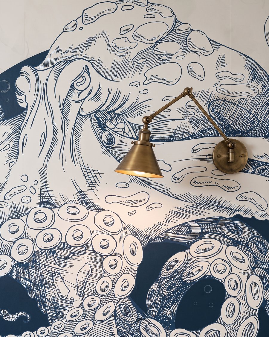 Oktopus voller Schnörkel — Detail