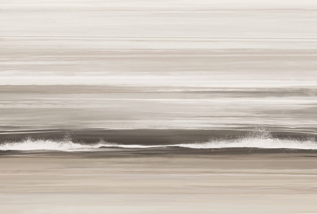 Weiß-brauner Strand — ganzes Design