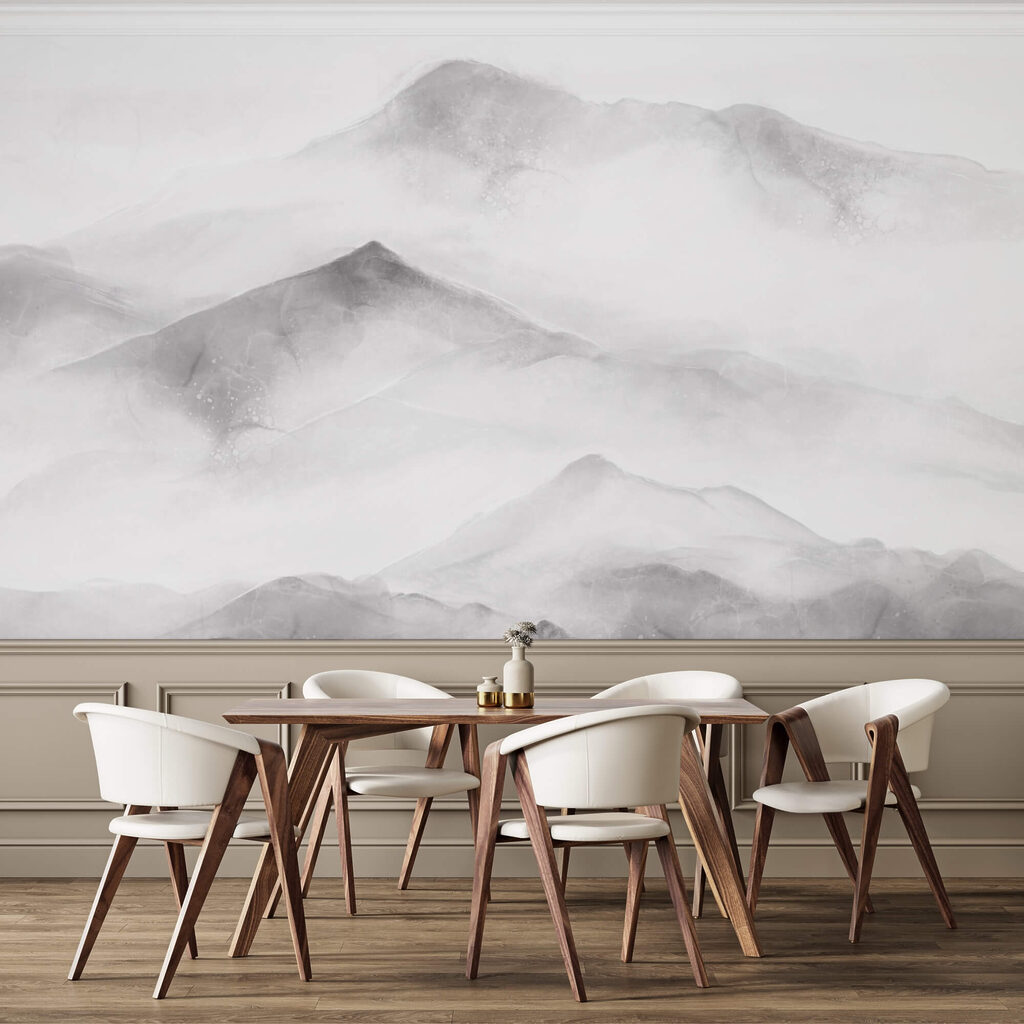 Weiß-graue Bergkette — Interieur 3
