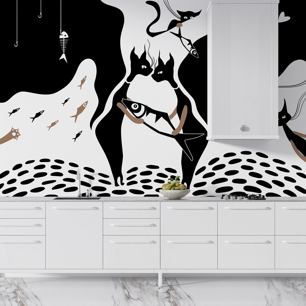 Katzen, Fische und Herzen — Interieur 2