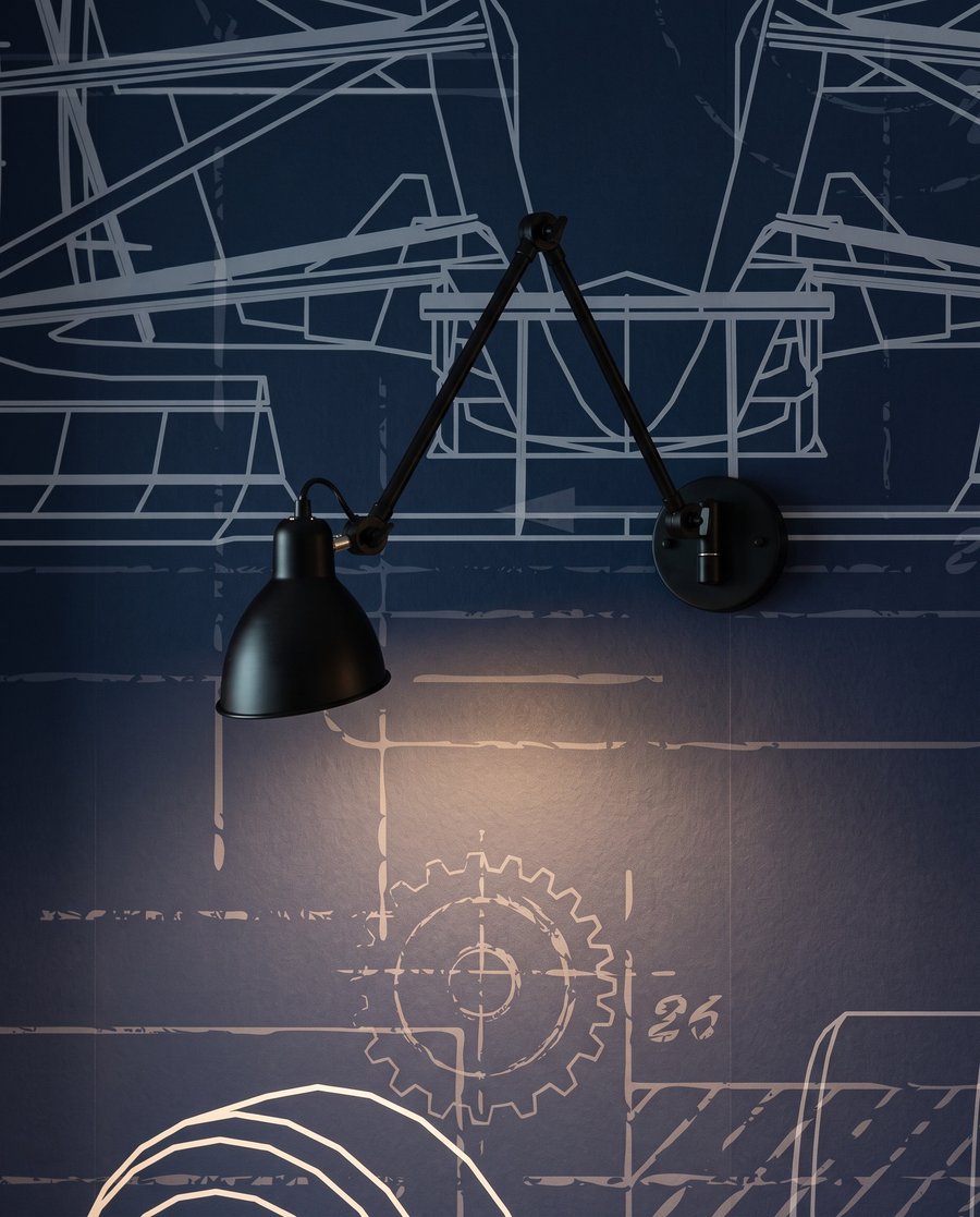 Rennwagen in technischen Linien — Detail