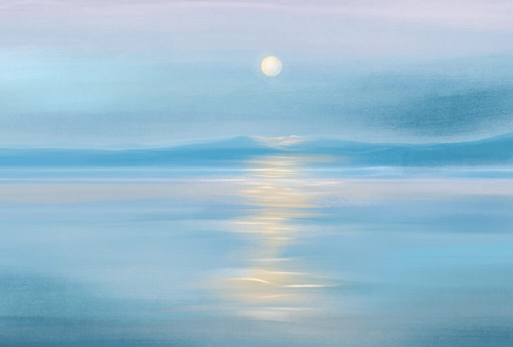 Licht auf dem Wasser — ganzes Design