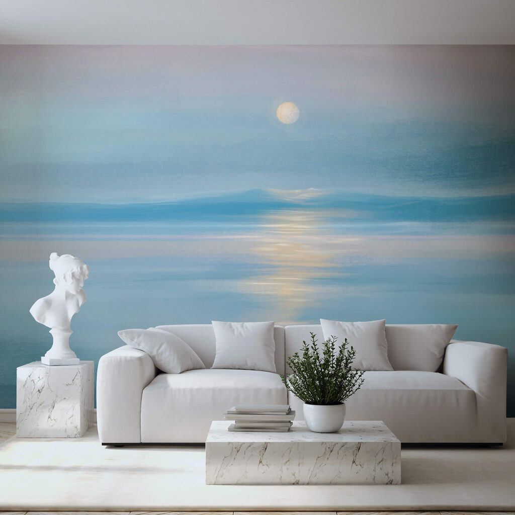 Licht auf dem Wasser in einem Interieur