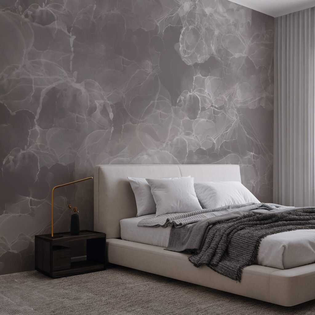 Sanfte Wolkenformen in einem Interieur