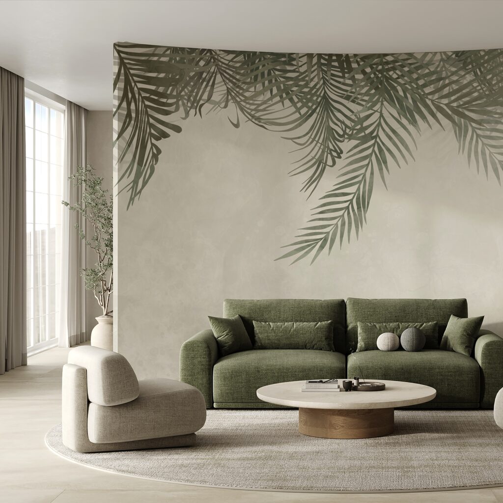 Herabhängende Palmblätter — Interieur 2