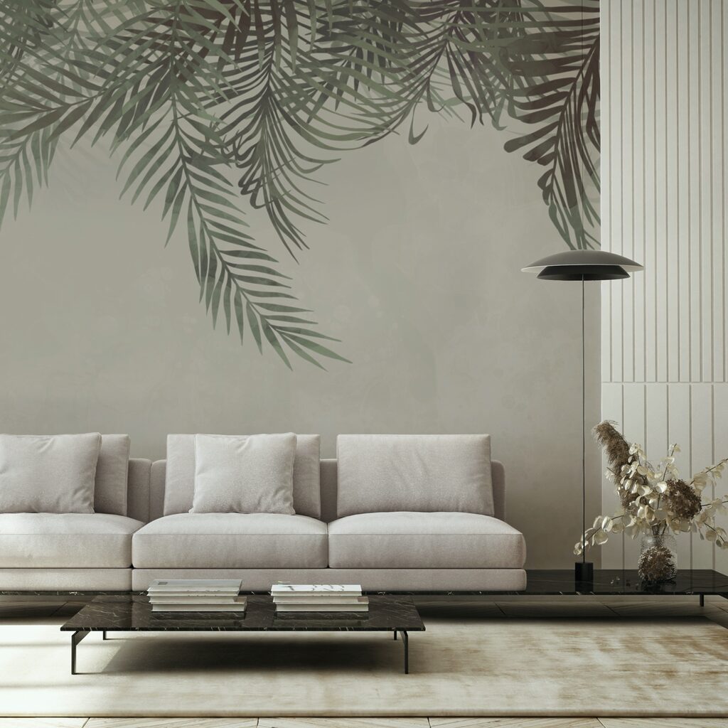 Herabhängende Palmblätter — Interieur 2