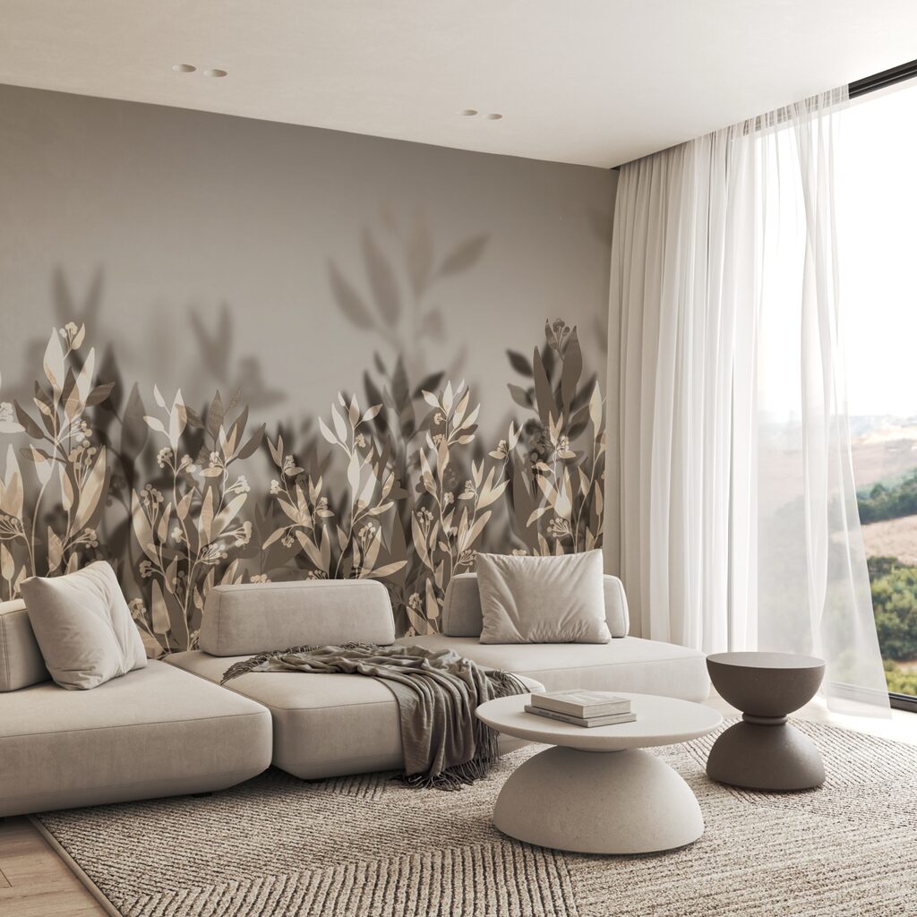 Blätter in sanften Schatten — Interieur 1