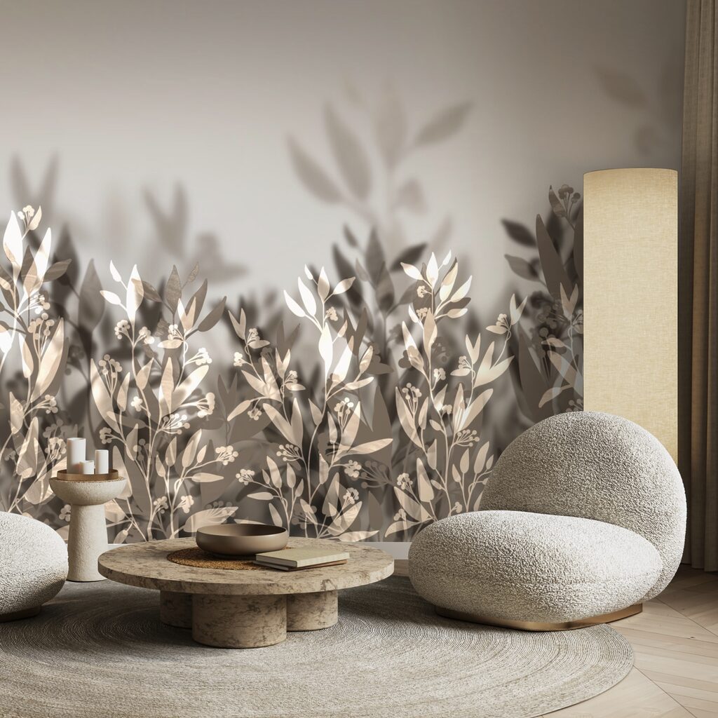 Blätter in sanften Schatten — Interieur 2