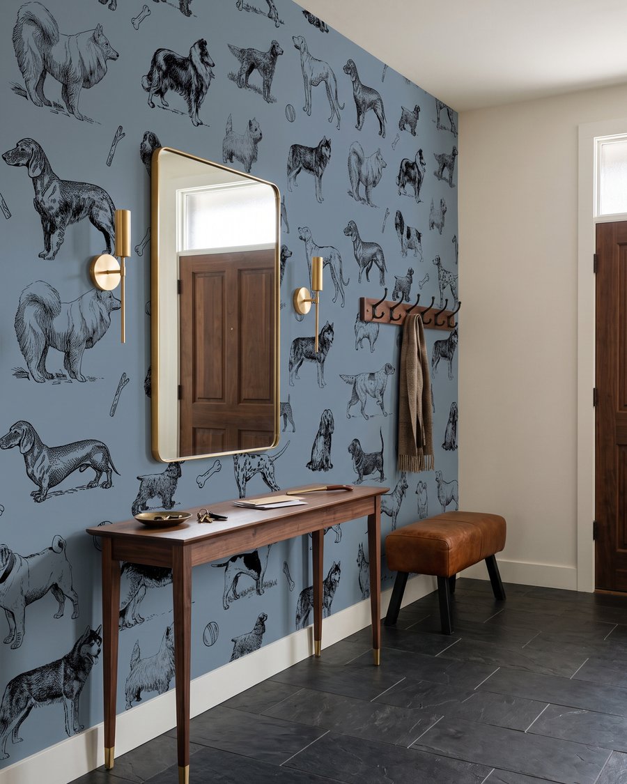 Hunde in feinen Federstrichen — Interieur 4