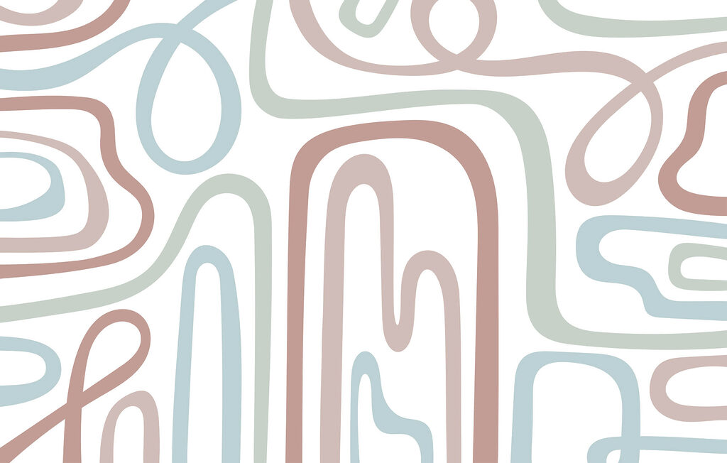 Schweifende Linien — ganzes Design