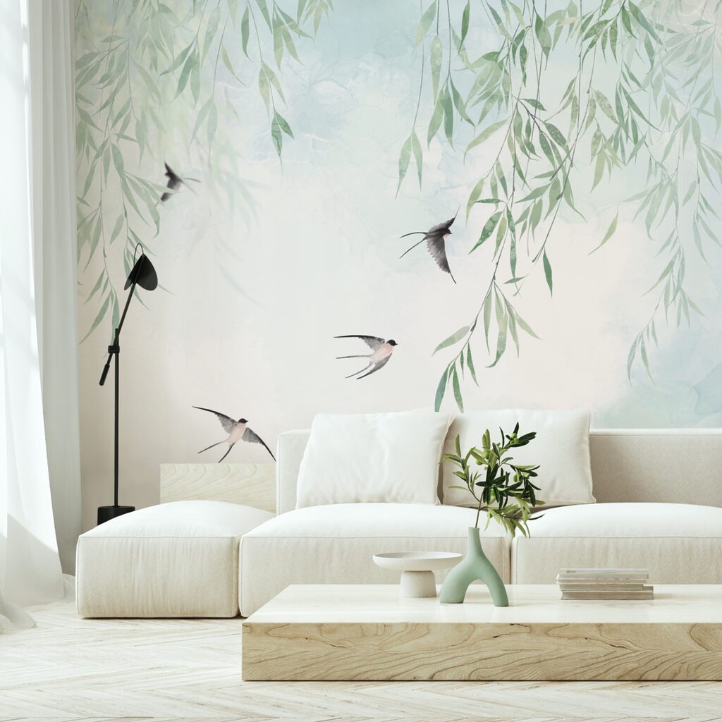 Schwalben unter hängendem Grün — Interieur 2