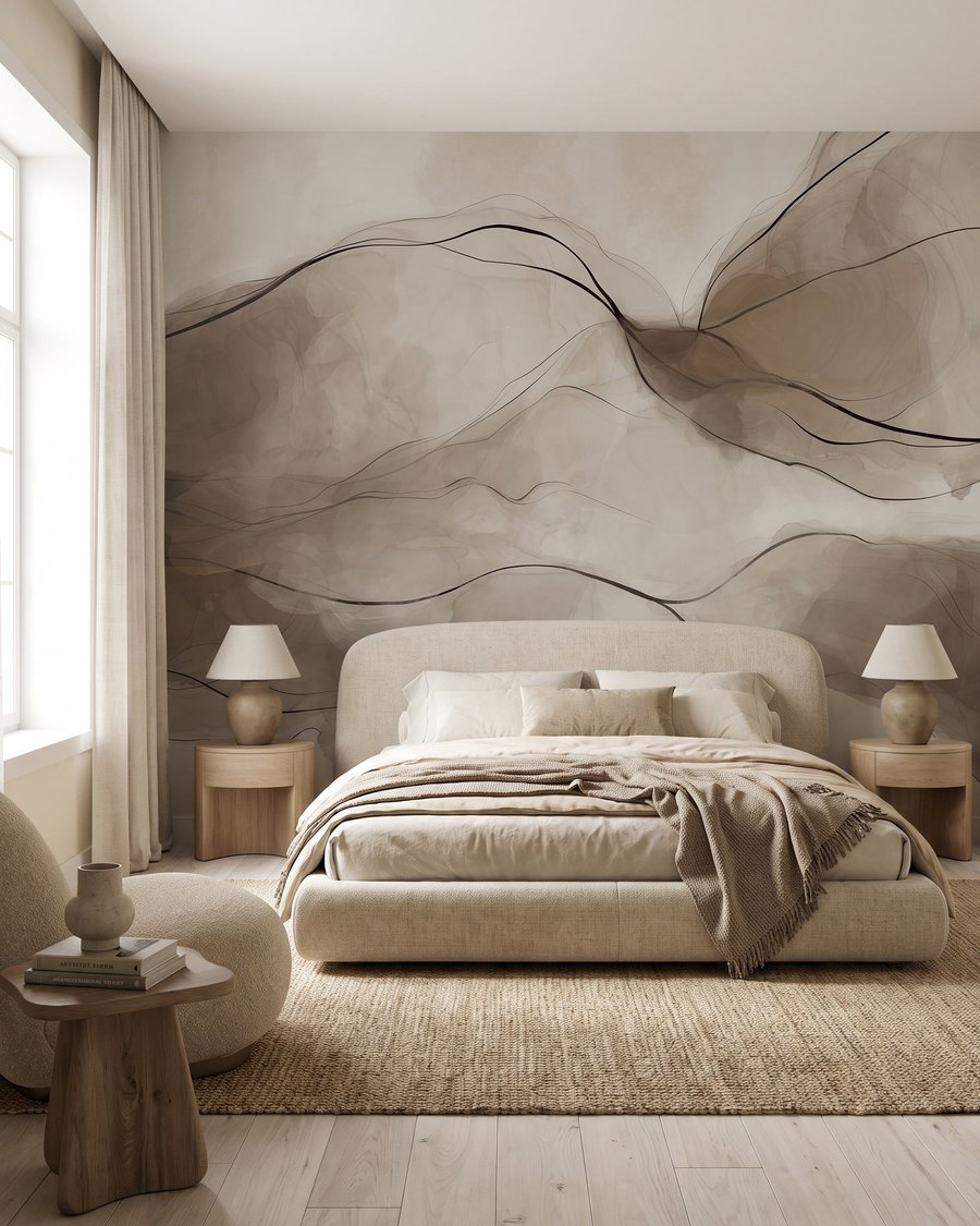 Sanfte Strömung in einem Interieur
