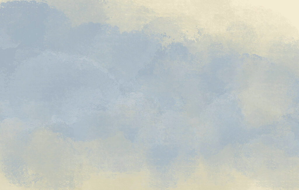 Wolkiges Blau und Weiß — ganzes Design