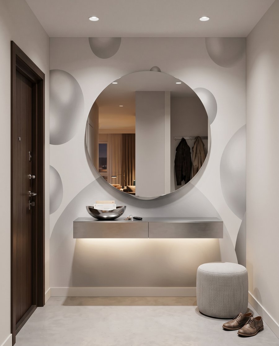 Glänzende Blasen schweben frei — Interieur 5