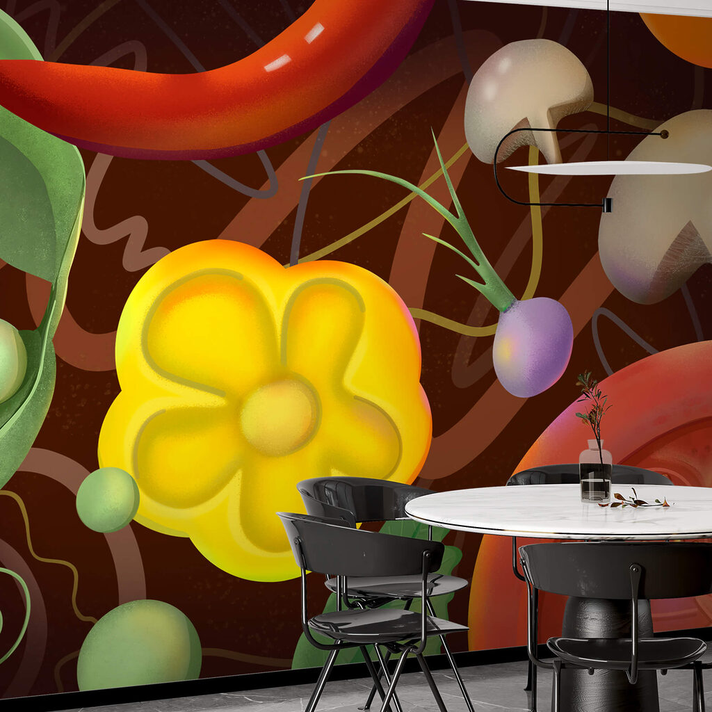 Bunte frische Zutaten — Interieur 3