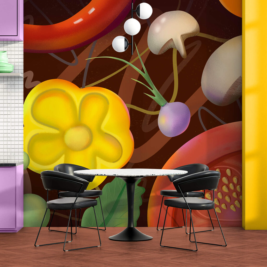 Bunte frische Zutaten — Interieur 1