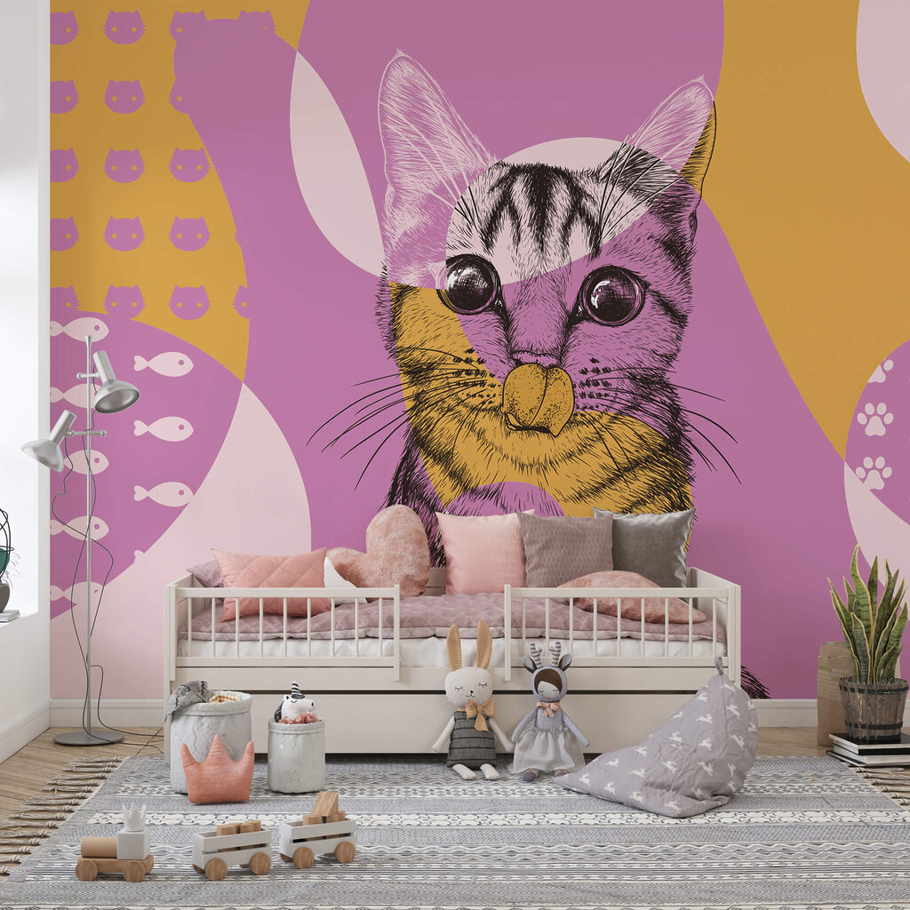 Katze mit Brille — Interieur 1